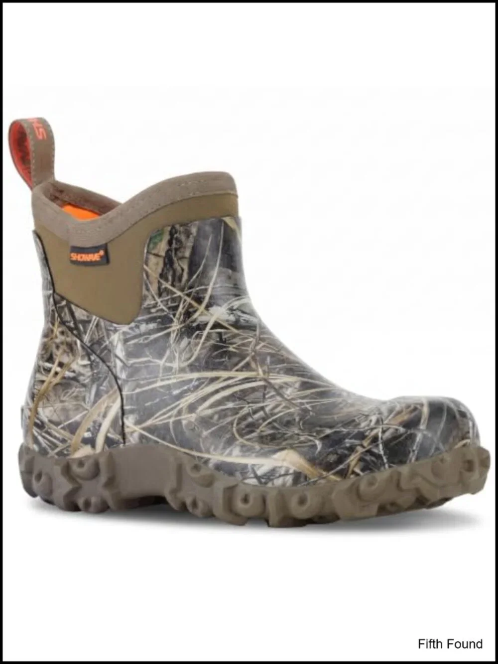 Waterproof Rubber Ankle Rain Boots Men's Slip On Garden Shoes